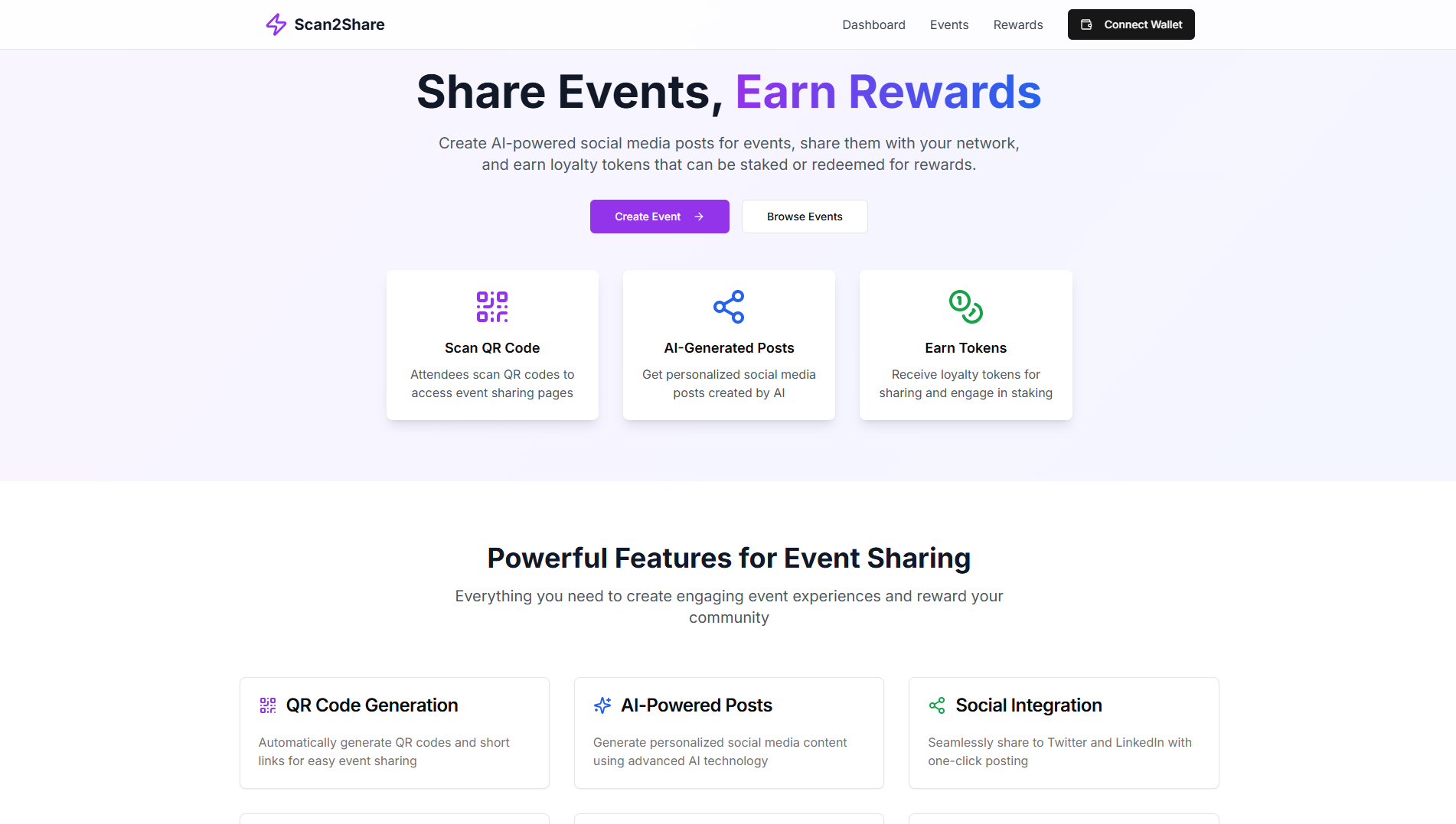 Scan2Share Dapp