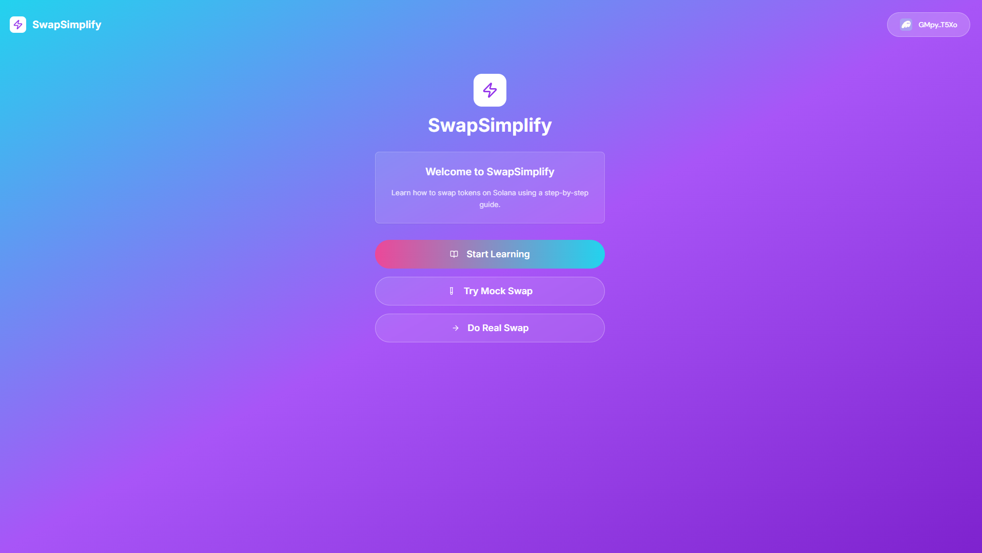 Swap Simplify Dapp